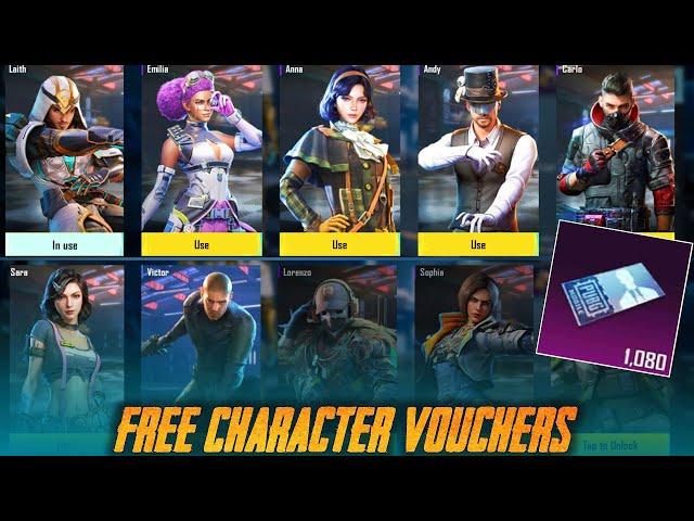 800 Free Bgmi Character Voucher Event 2nd Phase Explain | How To Get Free Character Voucher in BGMI