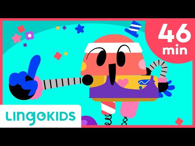 MOVE, KIDS!  Dance Songs for Kids! | Lingokids