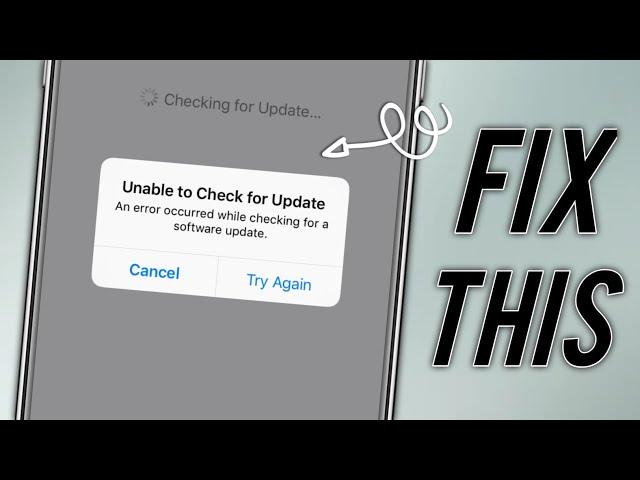 How To Fix Unable To Check For Update | Unable To check for update | Fix unable to check for update