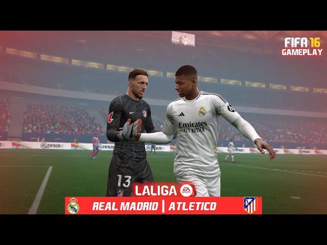 FIFA 16 PC PATCH 24-25 GAMEPLAY | ATLETICO MADRID VS REAL MADRID