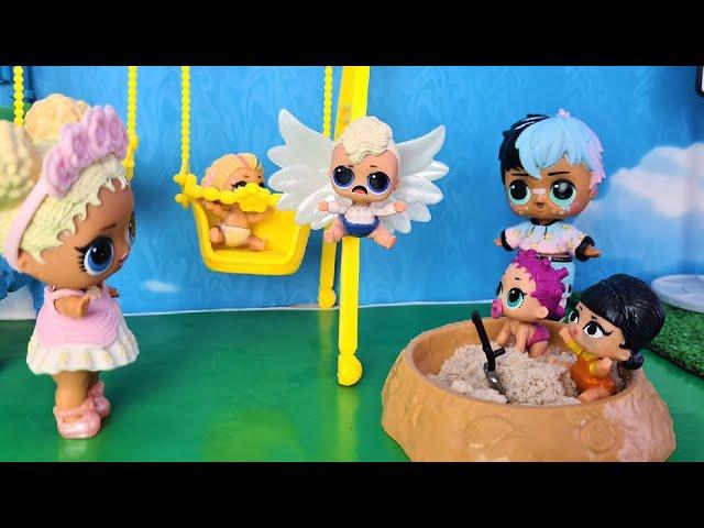 BECAME AN ANGEL!? Dolls LOL surprise kids in kindergarten lol LOL cartoons Darinelka