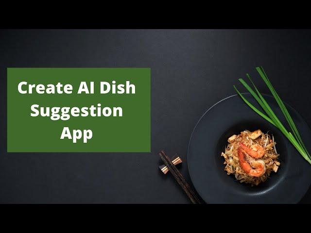 AI Food Suggestion App using MIT App Inventor