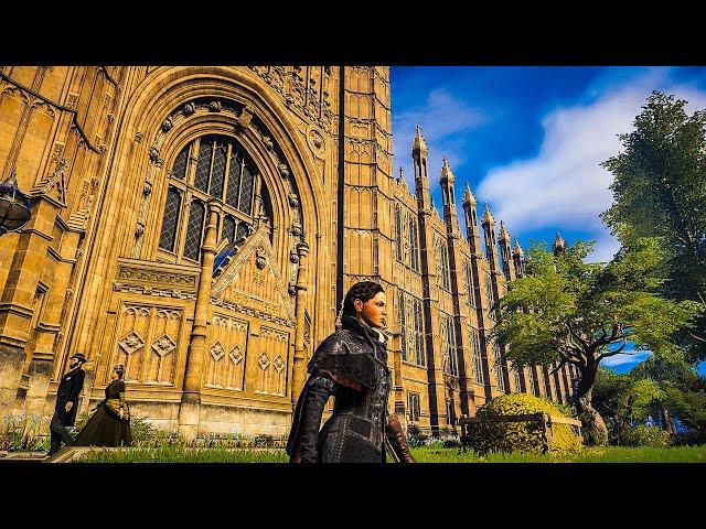 Walking in Palace of Westminster - London in 1868