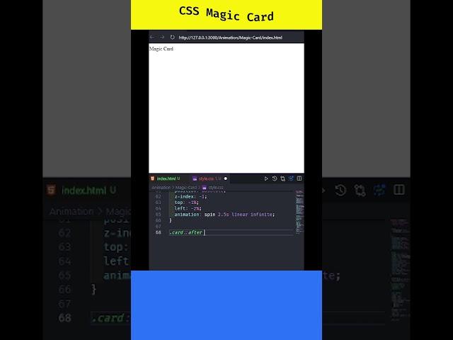 CSS Magic Card  A Guide to Interactive Card Effects