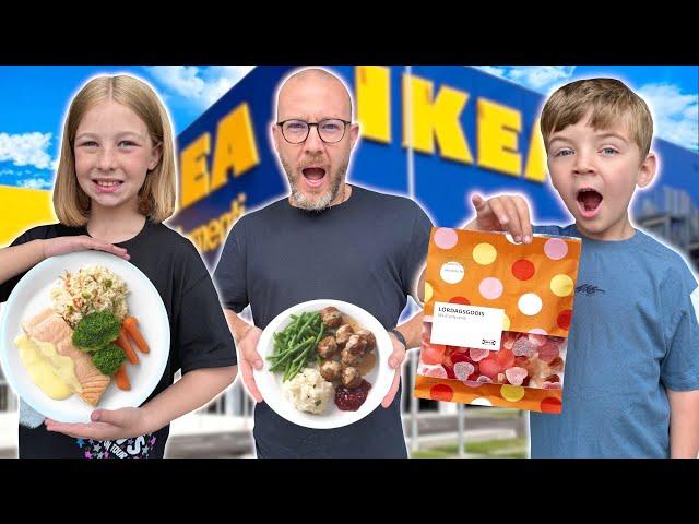 EATING only IKEA FOOD for 24hours!!