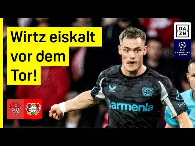 Duell auf Augenhöhe: Stade Brest - Bayer Leverkusen | UEFA Champions League | DAZN Highlights