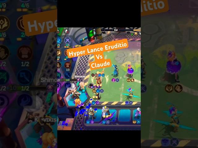 HYPER LANCELOT ERUDITIO VS CLAUDE SING SING SO #magicchessgogo #mcgg #mcgogo