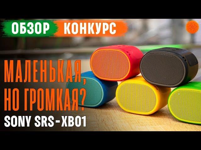 КОНКУРС + Обзор маленькой, но громкой колонки Sony SRS-XB01