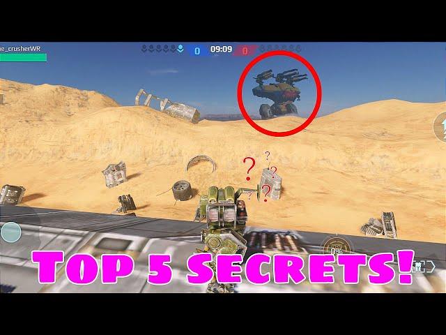 Top 5 hidden secrets in war robots [WR] | Top 5 hidden messages in war robots | Mighty spector