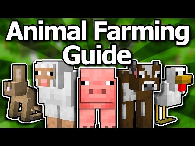 Ultimate Minecraft 1.20 Animal Farming Guide - Auto Farm Pig, Sheep, Cow, Rabbit & Chicken