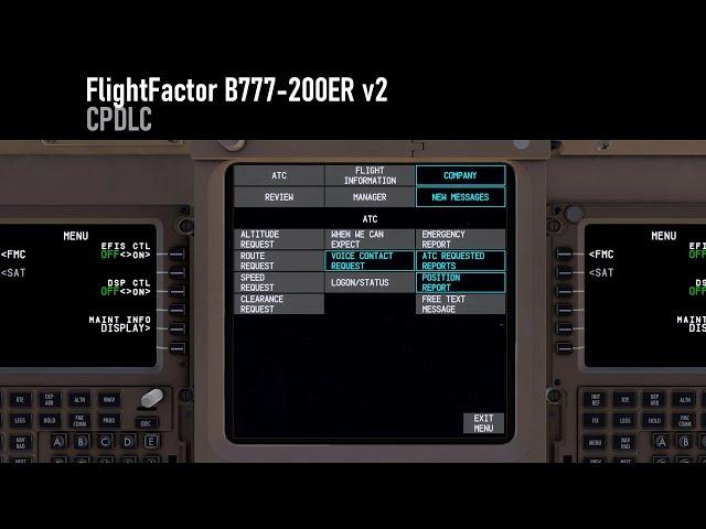 FlightFactor B777-200ER v2 | CPDLC | X-Plained