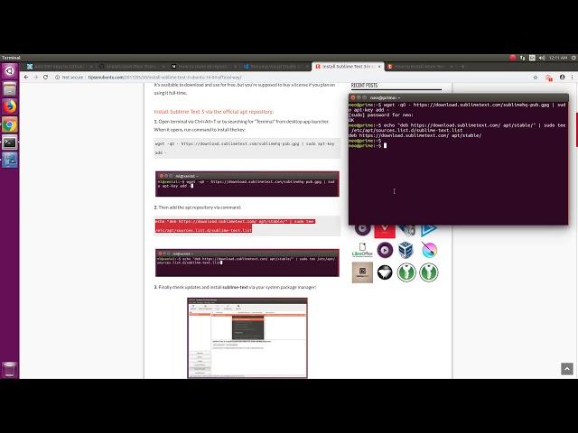 How to download and install Sublime 3 on Ubuntu 16.04