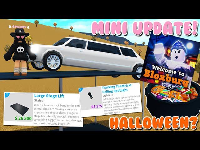 NEW MINI UPDATE! Lifts, Lights, Halloween Update Release Date? Roblox Bloxburg