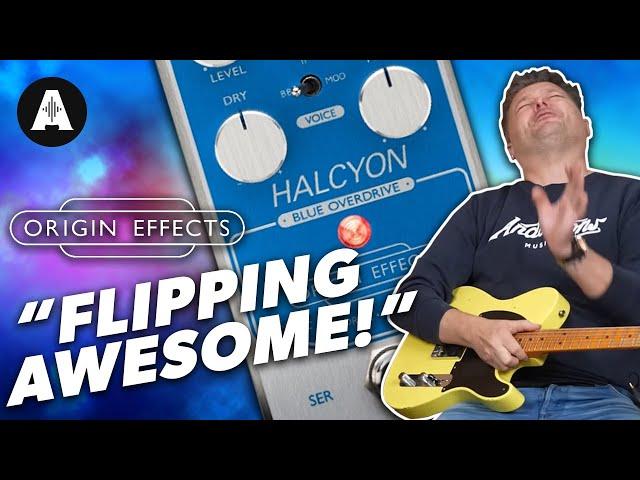 Origin Effects Halcyon Blue Pedal! - Pete Loves It!