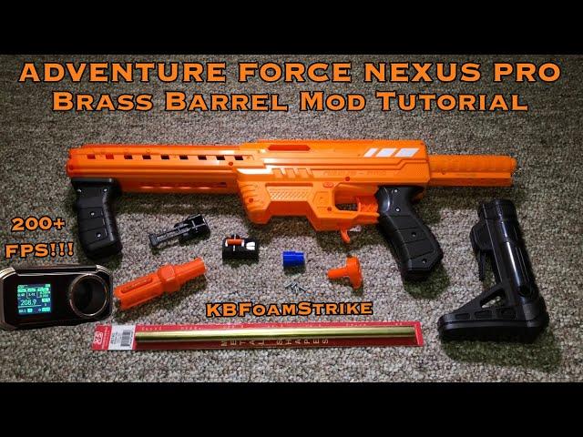 Adventure Force Nexus Pro Brass Barrel Mod Tutorial - Hit Over 200FPS for Under $10!!!