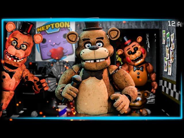 ЭТИ МЕДВЕДИ ТОЛПОЙ НАПАЛИ НА НЕПТУНА!  FNAF One Night with Freddy