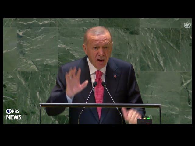 WATCH: Türkiye President Recep Tayyip Erdoğan addresses 2024 UN General Assembly