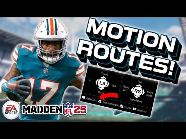 MOTION ROUTE STEMS! - Madden 25 Tips and Tricks!