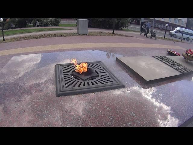 Eternal flame on the Victory Square in Kaluga