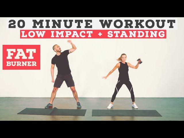 20 MINUTE NO EQUIPMENT FROM HOME WORKOUT - LOW IMPACT!