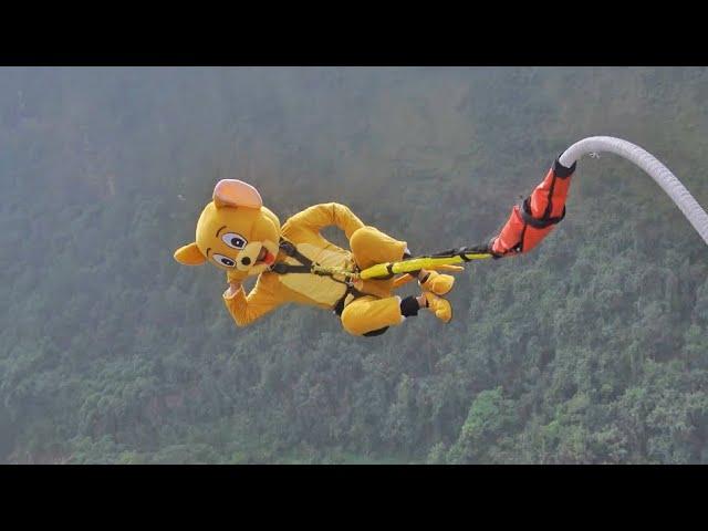 Jerry’s Bungy Jump @thecliffnepal Kushma /Adventure Santy