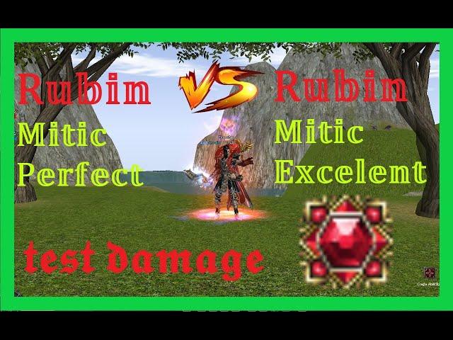 RUBIN PERFECT VS EXCELENT , UN NOU RUBIN PE SURA?? #metin2 Carpathians