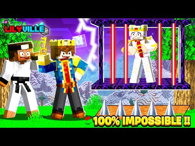 I Made 100% IMPOSSIBLE PRISON In Minecraft | LILYVILLE SMP