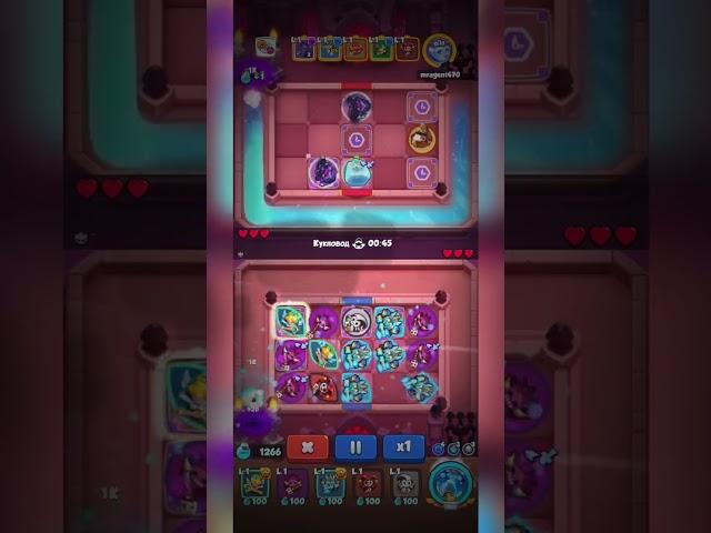 И все таки он боится шаманов  #rushroyale 20.0 5187%