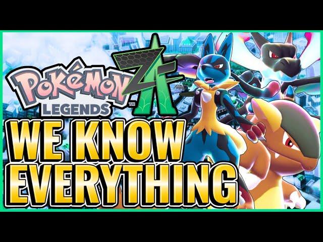 LEAK & Rumor RECAP of EVERYTHING We Know in Pokemon Legends Z-A