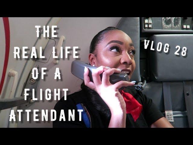 The "Real Life" of a Flight Attendant | Vlog 28 | EAST TO WEST COAST!