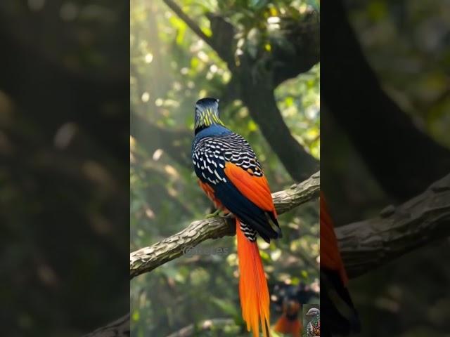 Colorful Creations The World’s Most Vibrant Bird #nature #birdslover #oiseau #owl #birdsounds #ai