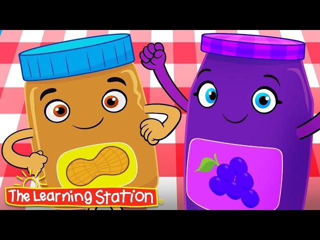 Peanut Butter and Jelly  Food Song for Kids  Kids Songs  The Learning Station