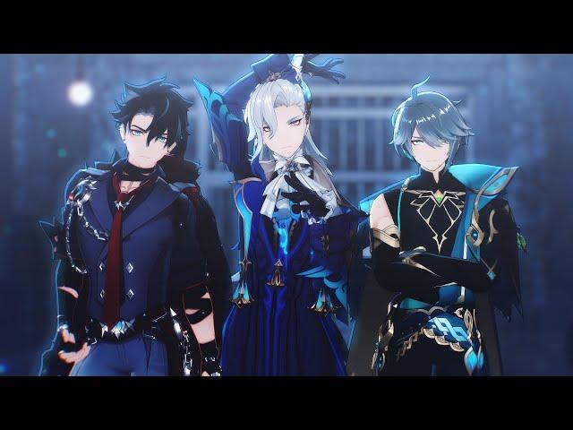 【原神MMD/Genshin Impact】Jewel【Wriothesley / Neuvillette / Alhaitham】