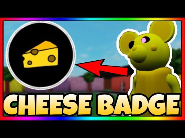 How To Get “CHEESE” BADGE + MOUSY SKIN | Piggy RP : Infection | Roblox