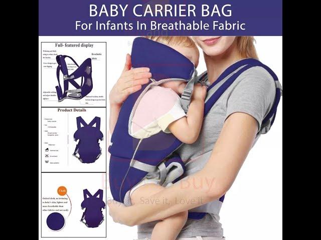 Baby Carrier Bag - Baby Safty Bag - Description For Details