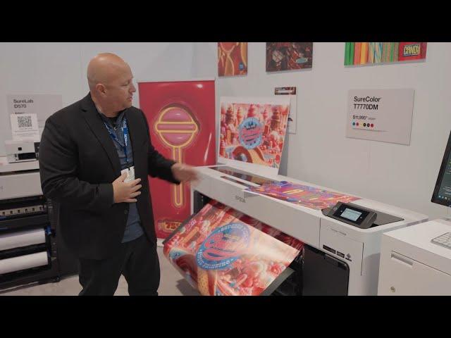 SureColor Commercial Printers | Printing United Overview