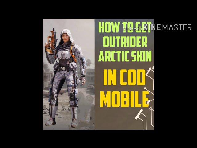 HOW TO GET -OUTRIDER ARCTIC SKIN IN COD MOBILE