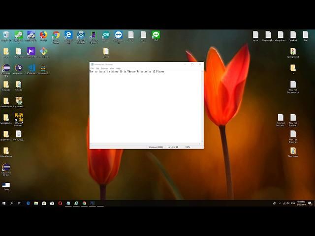 How to install windows 10  on VMware Workstation 15 Player