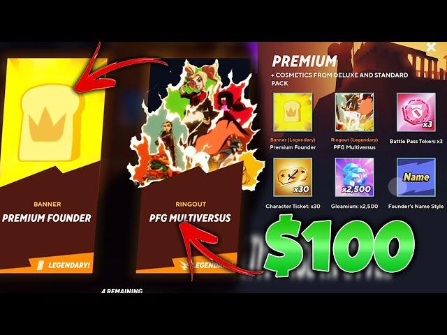 I bought the $100 Premium Founder's Pack so you don't have to (Multiversus)