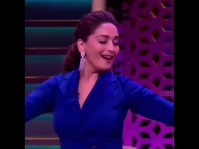 Madhuri Dixit&Anil Kapoor romantic dance performance in kapil sharma show on Dhakdhak krne laga song