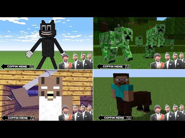 Coffin Meme but It's CURSED Part 2 - Minecraft - Lucky Creeper