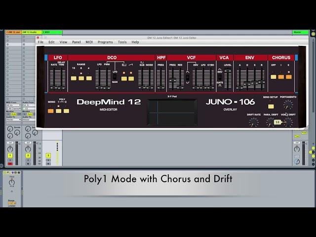 DeepMind 12 -Juno 106 Overlay Editor - Easy Juno 106 Sounds From Your DeepMind