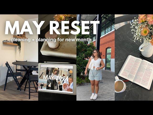 MAY RESET | vision board, planning, cleaning