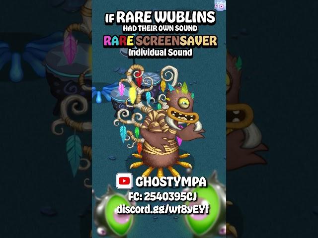 If RARE SCREEMU had their OWN SOUND (Wublin Island) [My Singing Monsters] #shorts #animation