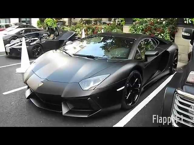 Supercars Outside The Dorchester Hotel - 2x Aventador, 1x KTM X-Bow - London Supercars!!