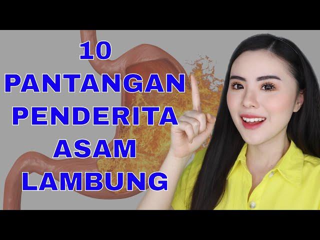 10 makanan yg wajib dihindari penderita asam lambung (maag, gerd, gastritis sembuh)