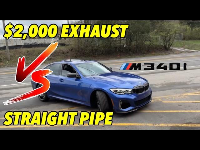 BMW M340 3.0L Turbo: $2,000 Dinan Cat-Back Exhaust Vs Straight Pipe!