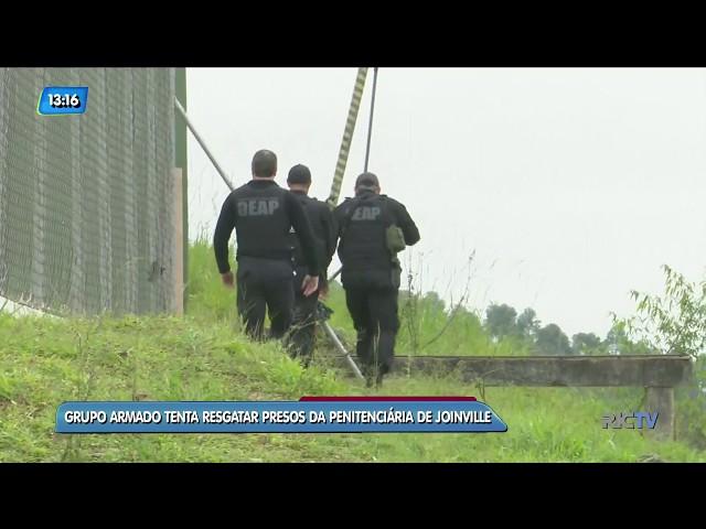 Grupo armado tenta resgatar presos da penitenciária de Joinville