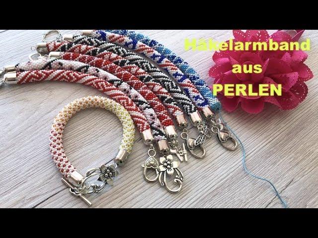 HÄKELARMBÄNDER MIT PERLEN. PERLENARMBÄNDER. Anna´s Perlen