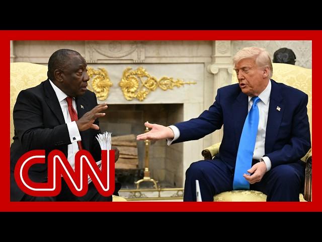 South African president challenges Trump on claims of 'White genocide'
